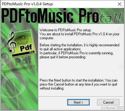 PDFtoMusic(乐谱制作软件) v1.7.2d最新版