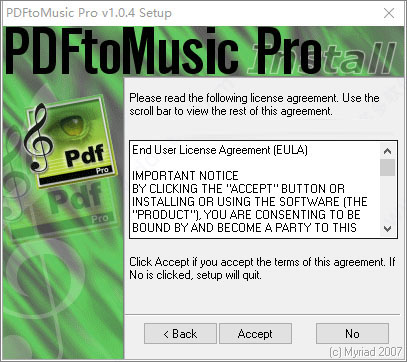 PDFtoMusic(乐谱制作软件) v1.7.2d最新版