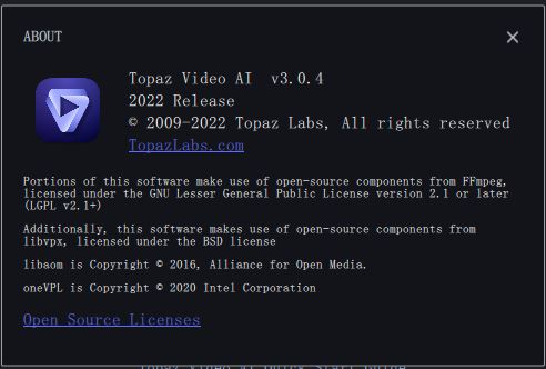 Topaz Video AI 视频增强软件 V3.1.1