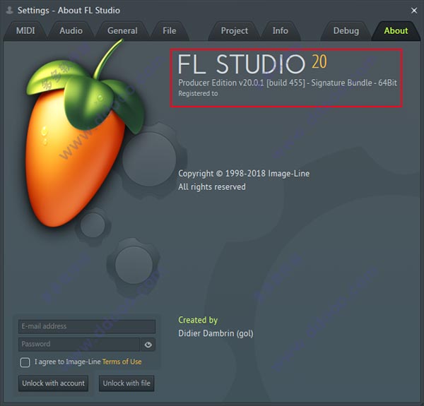 FL Studio 20 v20.1.2.877 绿色版