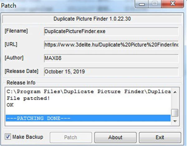 Duplicate Picture Finder免费版安装破解教程