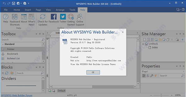 WYSIWYG Web Builder(网页生成工具) v17.0.0最新版