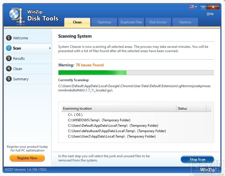 WinZip Disk Tools 磁盘清理 V1.0.100.18396