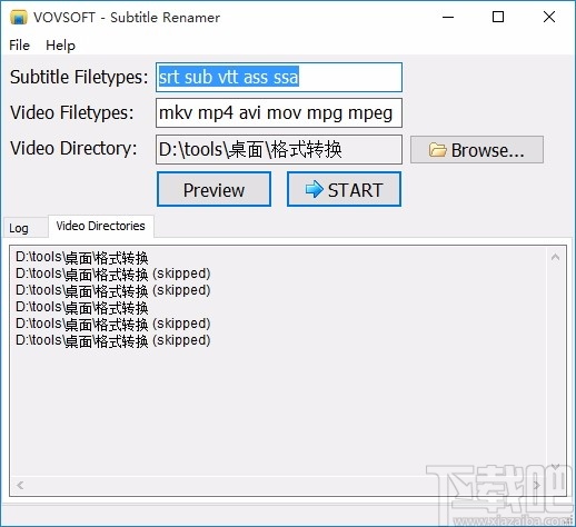 Vovsoft Subtitle Renamer v1.6 官方版