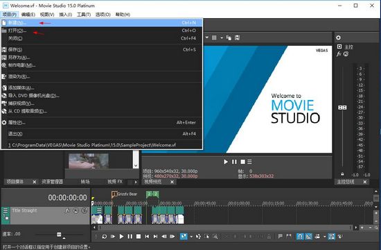 Movie Studio 15 v15.0.0.116绿色版