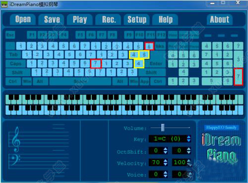 弹钢琴软件(iDreamPiano) V4.0正式版