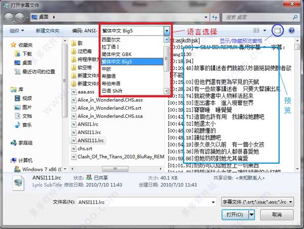 SrtEdit V6.3.2012.1001最新版