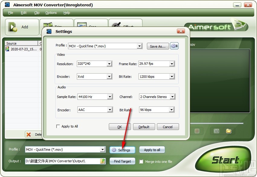 Aimersoft MOV Converter v1.1.57.1 官方版