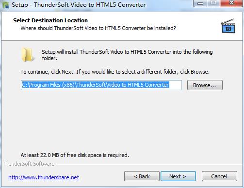 ThunderSoft Video to HTML5 Converter 下载v3.5.0.0 中文版
