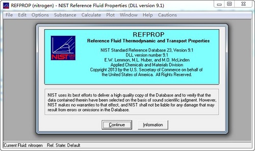 REFPROP 制冷剂物性查询 V9.1