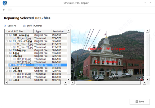 OneSafe JPEG Repair v4.5.0.0官方版