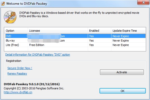 DVDFab Passkey v9.4.3.5中文版