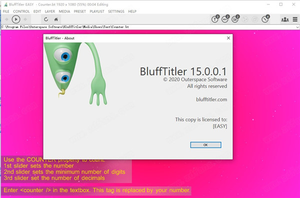 Blufftitler(3d制作软件) v15.0.0.1 官方版