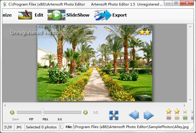 Artensoft Photo Editor(照片编辑器) v1.5最新版