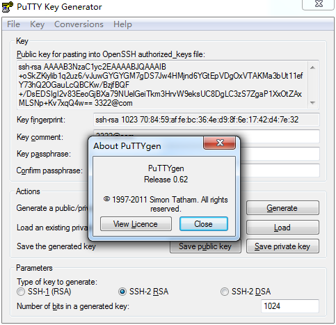 PTTYgen 密钥生成工具 V0.68 免费版