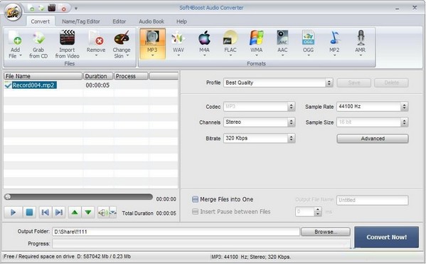 Soft4Boost Audio Converter v6.4.7.631绿色版