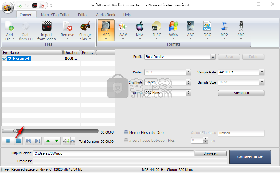 Soft4Boost Audio Converter v6.4.7.631绿色版