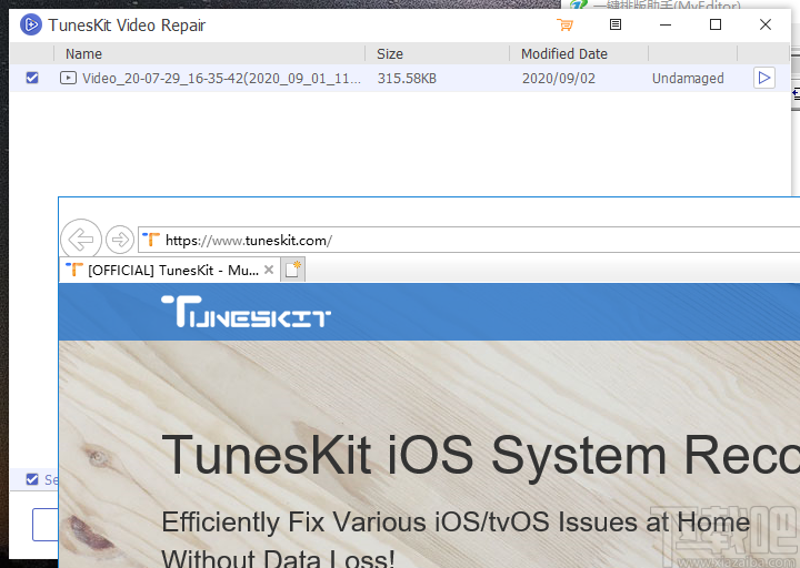 TunesKit Video Repair v1.0.1 官方版